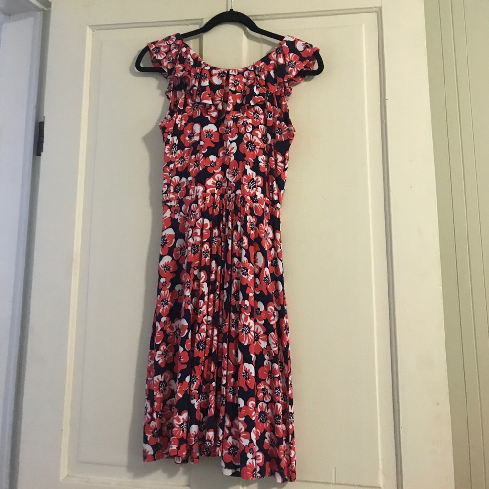 Lilly Pulitzer Katy Dress XS Tropical Floral Fit & Flare Dress